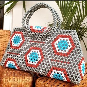 ✨SALE✨ SHEBBAH HANDMADE BEADED HANDBAG